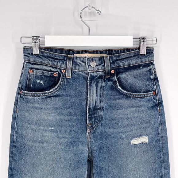 GRLFRND The Melanie Boot Cut Jeans Catalina Wash Women’s Size 24 High Rise - Picture 3 of 7